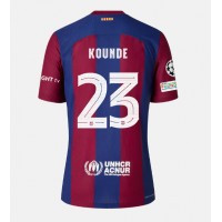 Echipament fotbal Barcelona Jules Kounde #23 Tricou Acasa 2023-24 maneca scurta